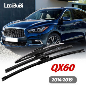 1set Front & Rear Windshield Wiper Blades Windscreen Wipers For Infiniti QX60 2014-2019 2015 2016 2017 2018 Accessories