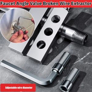Faucet Angle Valve Broken Wire Extractor Double Headed Universal Plumber Tools