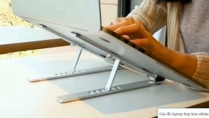Giá Đỡ Laptop Nhôm Có Thể Gấp Gọn Dành Cho Macbook Ipad và máy tính xách tay