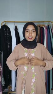 BUNGA DRESS Gamis Lebaran Trendy Gamis Brokat Jumbo Gamis Murah Gamis Kekinian Dress Kondangan Gamis Bordir Bahan Ceruty Babydoll Full Furing Gamis Putih Polos Gamis Hitan Set Dress Inner Dan Outer Menyatu Gamis Maxi Polos Motif Bunga BISA COD
