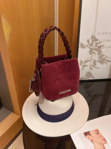 MY&FSNH | Túi Xách Bucket Nhỏ Sang Trọng Chất Liệu Matte