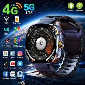 GUHUAVMI | New 5G/4G Full Network Sim Smart Watch With Camera HD Video Call 3GB+32GB RAM Google Store WIFI NFC GPS Map Smartwatch Android