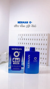 NERMAN Bộ Sữa Tắm Gội Nam Giới 4IN1 Tóc - Mặt - Cơ Thể - Ngừa Mụn 330G
