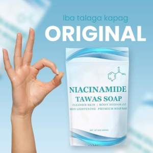 Niacinamide Tawas Soap Cleanses Skin Body Deodorant Skin Lightening Premium Soap Bar Original