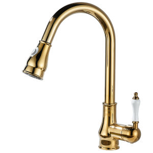 JUNSHEN | Extendable Anti-Splash Hot and Cold Faucet Bronze