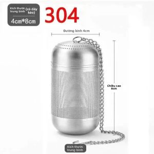 EELHOE | Dụng Cụ Lọc Trà Bằng Thép Không Gỉ Có Thể Tái Sử Dụng Dùng Cho Trà Lá Rời & Cà Phê Dễ Vệ Sinh Quà Tặng Tiện Ích Nhà Bếp