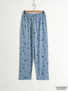 Childrens Pure Cotton Sleep Pants Loose Thin Home Clothes for Boys And Girls Comfortable Breathable Moisture Wicking
