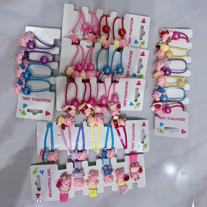 Peppa Pig Hairpins & Girls Hair Rope: Kawaii Accessories for Students