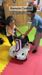 Childrens electric toy car Kids Toys Balance Car Motor kids electric car remote control kereta mainan budak boleh duduk 360 rotation Kids electric toy car