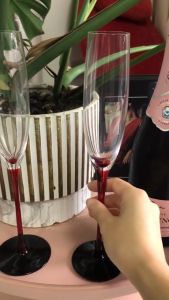 [SG Stocks]  [Gift Set] Ambrosia Grand Cru Rouge Slim Tulip Champagne Glass (set of 2)
