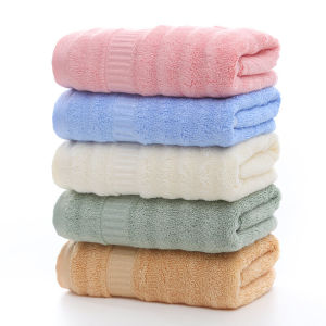 Bamboo Cotton Fiber Towel Deodorizing Filter Antibacterial Face Washing Face Towel Soft Absorbent Lint-Free Household Mens and Womens PA Adult Towel