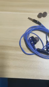 Headset Wired Earphone Super 4D Bass Double Speaker In-ear Headset Sports Earbuds Cash on delivery