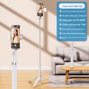YZ | Chân Máy Quay Di Động Chống Rung 360° Có Thể Quay Được với Bluetooth cho Quay Live Stream