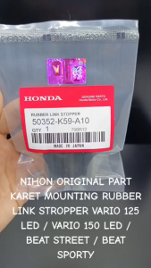 Karet Mounting Rubber Link Stropper Vario 125 LED / Vario 150 LED / Beat Street / Beat Sporty K59 NP706