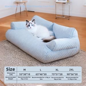 New Pet | Cooling Pet Bed Couch Sofa 4 Seasons