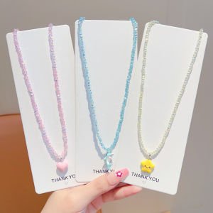 WAMEN | Sweet Princess Love Heart Star Pendant Charming Necklace