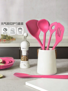kochblume | Non-stick Heat-resistant Pink Kitchen Set