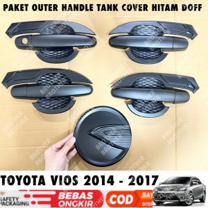 Paket Outer Handle Tank Cover Vios 2014 2015 2017 Hitam Doff