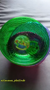 Bisa COD Paket Lusinan Mangkok Crystal Motif Jagung Kapasitas 1700ml Bahan PET Foodgrade