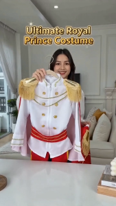 7Pcs Set United Nation Prince Costume For Kids Royal King Halloween Christmas Cosplay Christmas Party School Party Medieval European Royal Clothing