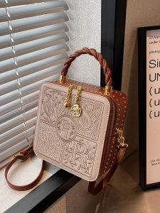 กระเป๋าสะพายข้างทรงสี่เหลี่ยมเล็กหรูหรา ILINX สำหรับผู้หญิง กระเป๋าถือแบบสะพายไหล่ข้างเดียว วัสดุ PU แฟชั่นแบบลำลอง