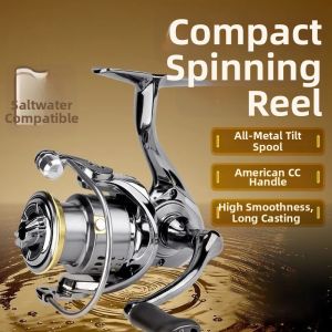 JUQINWANG | All Metal Spool Trolling Micro Distance Spinning Reel