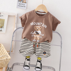Summer baby boy clothes set kids clothes for boys kids boys clothes set Boys clothes suits Top+shorts sets high quality