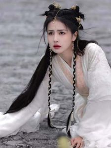 Phụ Kiện Tóc Phong Cách Cổ Trang Trí Tóc Giả Đuôi Ngựa Màu Xám Trắng Dệt Dọc Không Lộ Kẹp Tóc Không Lộ Thiết Kế Độc Đáo Mới Ra Mắt