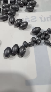 [combo 5viên] loại 5g- 8g-10g-15g-20g-25g- [combo 10viên] Chì xuyên tâm câu cá loại 0.5g-1g-1.5g-2g-2.5g-3g