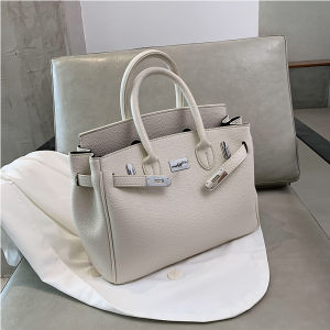 Túi Đeo Vai Dung Tích Lớn Thời Trang Cho Nữ Túi Đeo Chéo Đa Năng Túi Xách Da PU Mềm Dáng Vuông Màu Trơn Túi Xách Thường Ngày