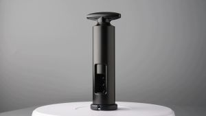 ที่เปิดขวดไวน์แบบมือถือ ที่เปิดขวดไวน์แสตนเลส ดีไซน์สวย ใช้ได้ทุกประเภทขวดไวน์ ตัวเปิดขวดไวน์แบบมือถือ เปิดง่ายในพริบตา พร้อมมีดตัดฟอยล์ - ของใช้ในครัวคุณภาพสูง ใช้งานได้ทั้งไวน์ธรรมดาและไวน์ sparkling ของขวัญสุดเท่สำหรับคนรักไวน์