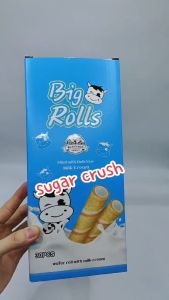 30pcs Big Rolls Wafer Chocolate Strawberry Milk MR.HE