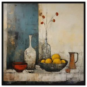 Tranh treo tường tranh dán tường tĩnh vật trừu tượng tranh sơn mài. CGI-143