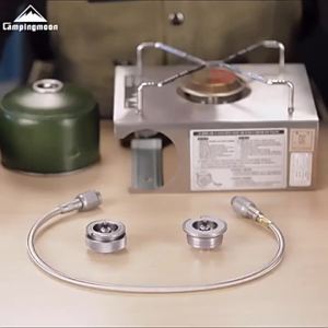 Campingmoon | Camping Gas Stove Adapter Butane Adapter Extension Hose Split Stove Converter Connection Hose Gas Tank Adapter Camping Equipment