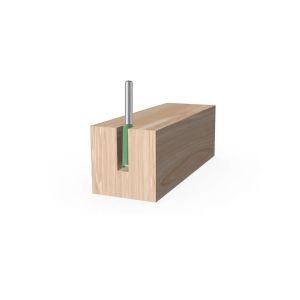 Mũi phay gỗ tạo rãnh vuông 1/4 và 6mm kích cỡ đa dạng BIGBA