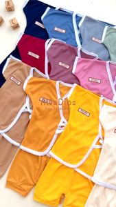 [Altadiosbaby] Kado BASIC Baju Bayi Kimono Celana Pendek MONO TONE