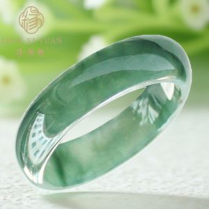 Natural Myanmar Jadeite Bracelet Womens Jewelry with Certificate A-grade Yang Green Floating Flower Bangle Fine Gemstone Accessory