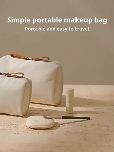 ❶Partitioned Makeup Pouch Daily Makeup Storage Bag Skincare Product Bag  Wide-Opening Multi-Compartment Waterproof Makeup Bag