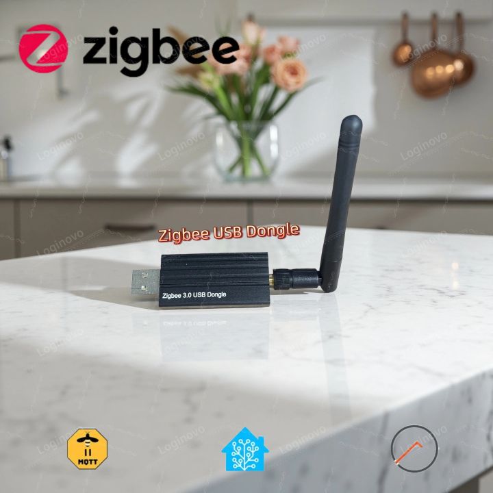 Zigbee 3.0 USB Dongle Plus Stick Universal Zigbee Gateway Hub With ...