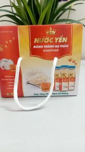 Nước Yến Đông Trùng Hạ Thảo Kingphar - Giúp bồi bổ cơ thể  tăng cường sức đề kháng hệ miễn dịch  dùng được cho trẻ trên 6thg - hộp 6 lọ x 70ml Chất Lỏng Bổ Sung Dinh Dưỡng Tự Nhiên - Lazada