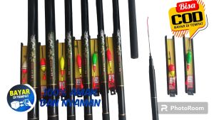COD 1.8M - 6.3M Set Joran Tegek Super Ringan Fiber Composite Carbon