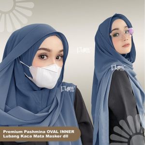 NR Pashmina Oval Inner Ceruty Babydoll / Pashmina Model Terbaru