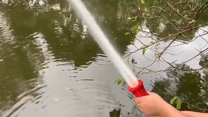 ปั๊มน้ำพลังงานแสงอาทิตย์ High Lift Deep Well เครื่องสูบน้ำ DC Screw Submersible 24V กำลังไฟ 300W หัวจัดอันดับ 35m จัดอันดับการไหล 4.5㎡/h + สาย 10 เมตร