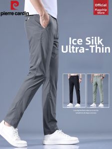 Pierre Cardin | Icy Silk Mens Summer Thin Tapered Business Dress Pants