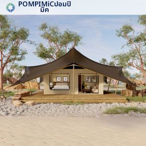 Luxury Camping Tent with Bathroom For Resort And Glamping