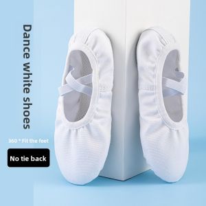 JIFANPAUL | Soft Sole Dance Shoes for Ballet Practice White