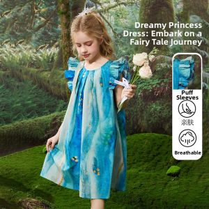 ASK JUNIOR | Sweet Princess Beach Dress Summer Casual Loose Sleeve