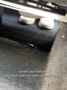 TPE Under Seat Storage Box For Tesla Model Y Car Organizer Underseat Drawer Holder Hidden Space Bins Chair Tray Car Accessories