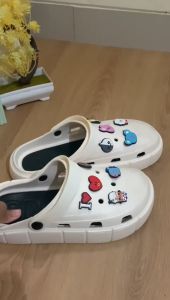 Sandal Wedges Wanita Jibbitz BTS BT21  Dane and Dine W45
