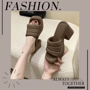 สุดปังรองเท้าส้นสูงแฟชั่น 4 สี คุมโทนไม่ไหว เสริมส้นสูงปรี๊ด ดูดีดูแพง งานเบาไม่หนักเท้า สะอาดให้แล้ว